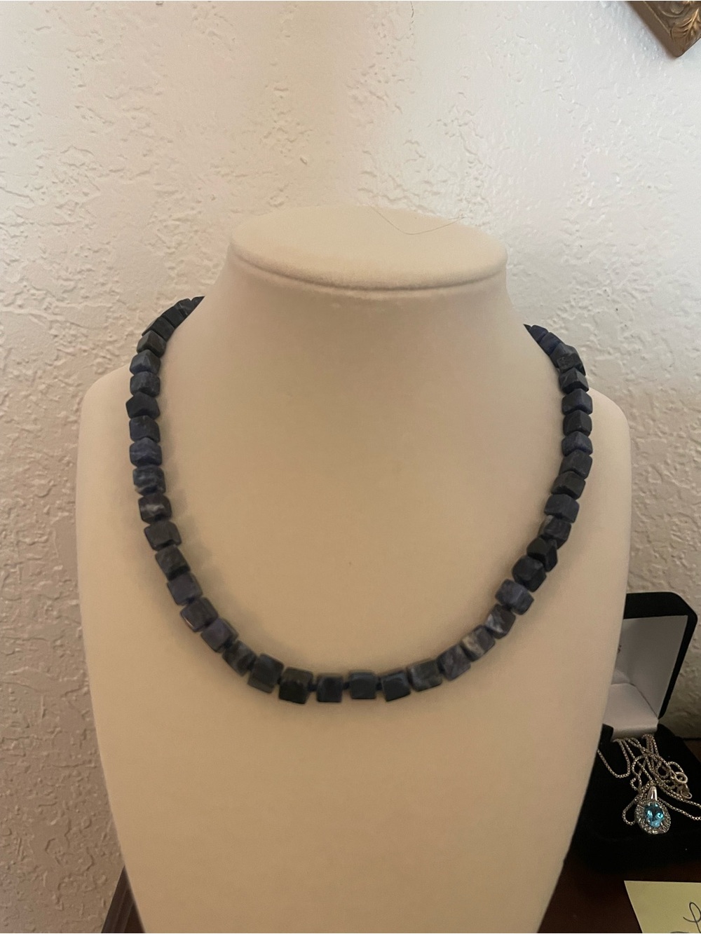 Lapis Lazuli Beaded Necklace - Women's Jewelry